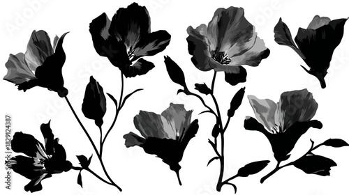 Black and white line art illustration of hands holding a heart-shaped gift box with a bow, symbolizing love, romance, and celebration.