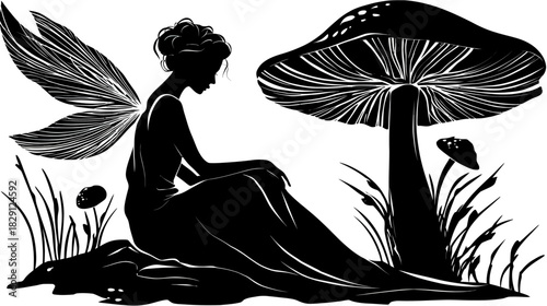 Black and white line art illustration of hands holding a heart-shaped gift box with a bow, symbolizing love, romance, and celebration.