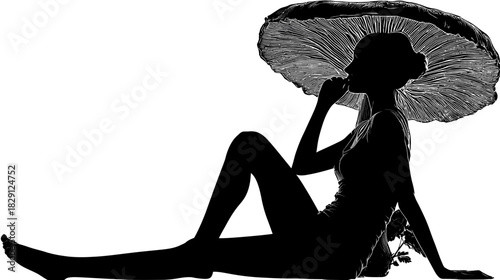 Black and white line art illustration of hands holding a heart-shaped gift box with a bow, symbolizing love, romance, and celebration.