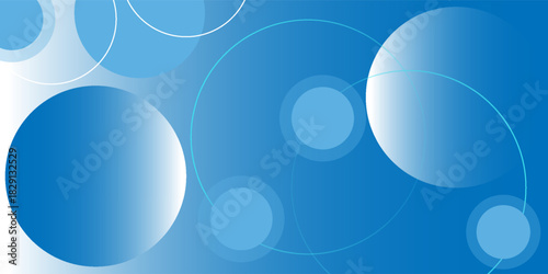 Light blue and white gradient background featuring floating bubble-like geometric circles. Soft  airy  and perfect for modern nice
