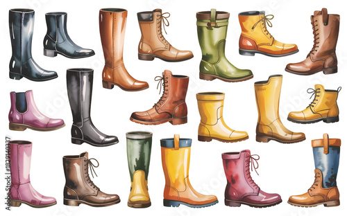 Variety of Trendy Boots