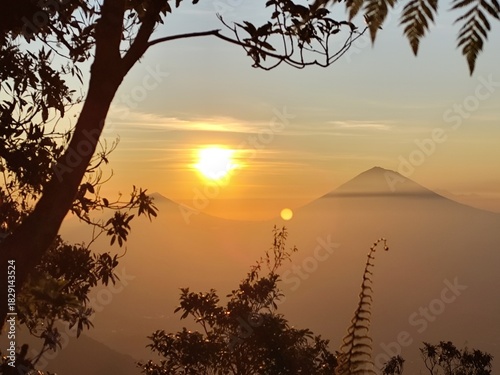 Sunrise over the mountains