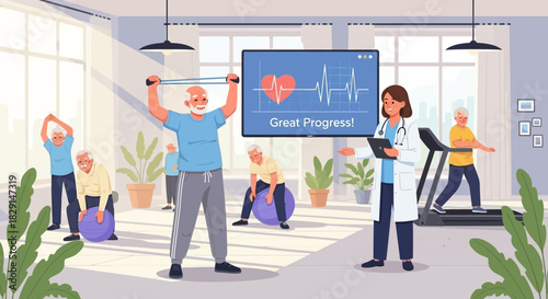 Enhanced Senior Wellness: Supervised Exercise for Improved Cardiovascular Health