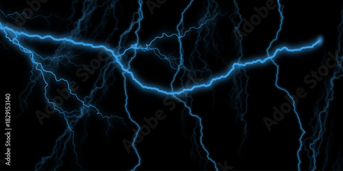 Blue Marble Texture Template Background. Vector blue and black cracked texture style overlay. Glowing wavy lines template Color lightning concept in the dark energy magic abstract background.