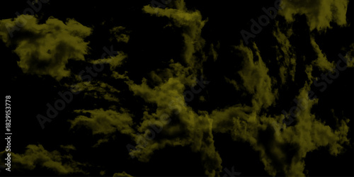 Abstract swirls of vibrant green and black smoke against a black backdrop. Vibrant neon smoke with sharp contrast for creative background design. perfect for evoking mystery or a cinematic atmosphere
