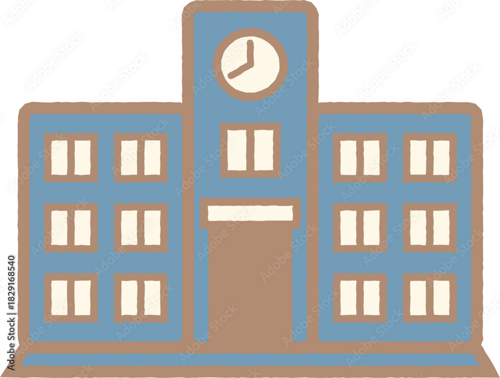 Naklejka premium school-1-blue