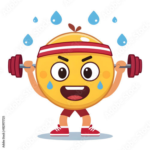 emoji in exercise mood