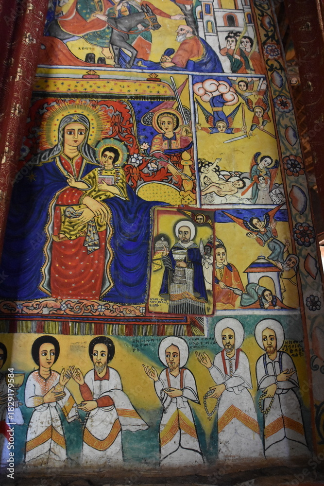Fototapeta premium Ethiopian religious art