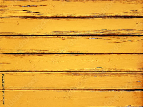 Yellow wood planks texture boards background.