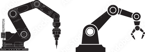 Robotic arm industrial machine factory robot hand automated manufacturing equipment