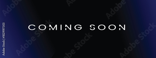 Elegant Coming Soon Background Vector with Soft Dark Lighting and Smooth Wave Shapes