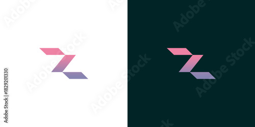Abstract Z Letter Logo Design Modern, Minimalist, and Stylish Icon for Branding and Identity