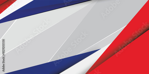 Modern abstract white and red with blue background suitable for posters, covers and modernity. vector ilustrator.