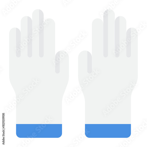 Protective Gloves Illustration