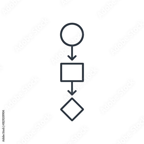 flowchart process visualizing a workflow streamlining decision-making for business optimization in management and strategic planning ensuring clarity