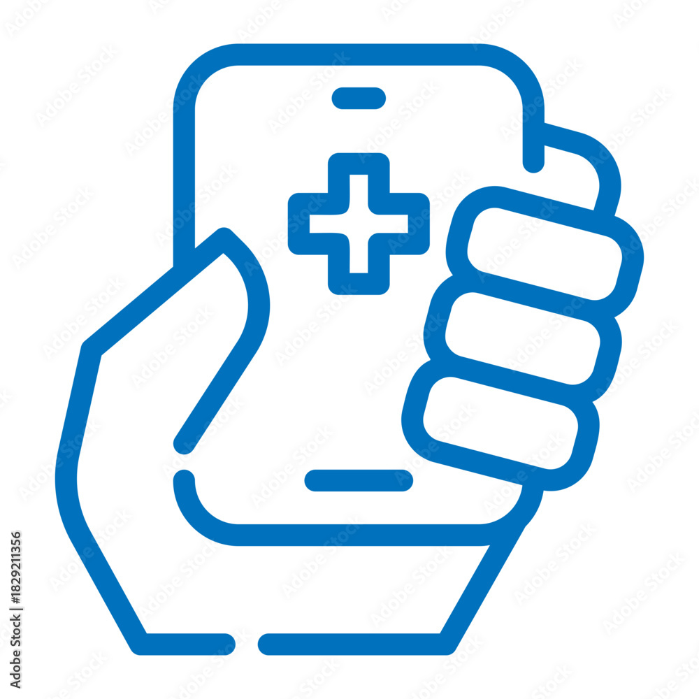 Fototapeta premium medical app icon