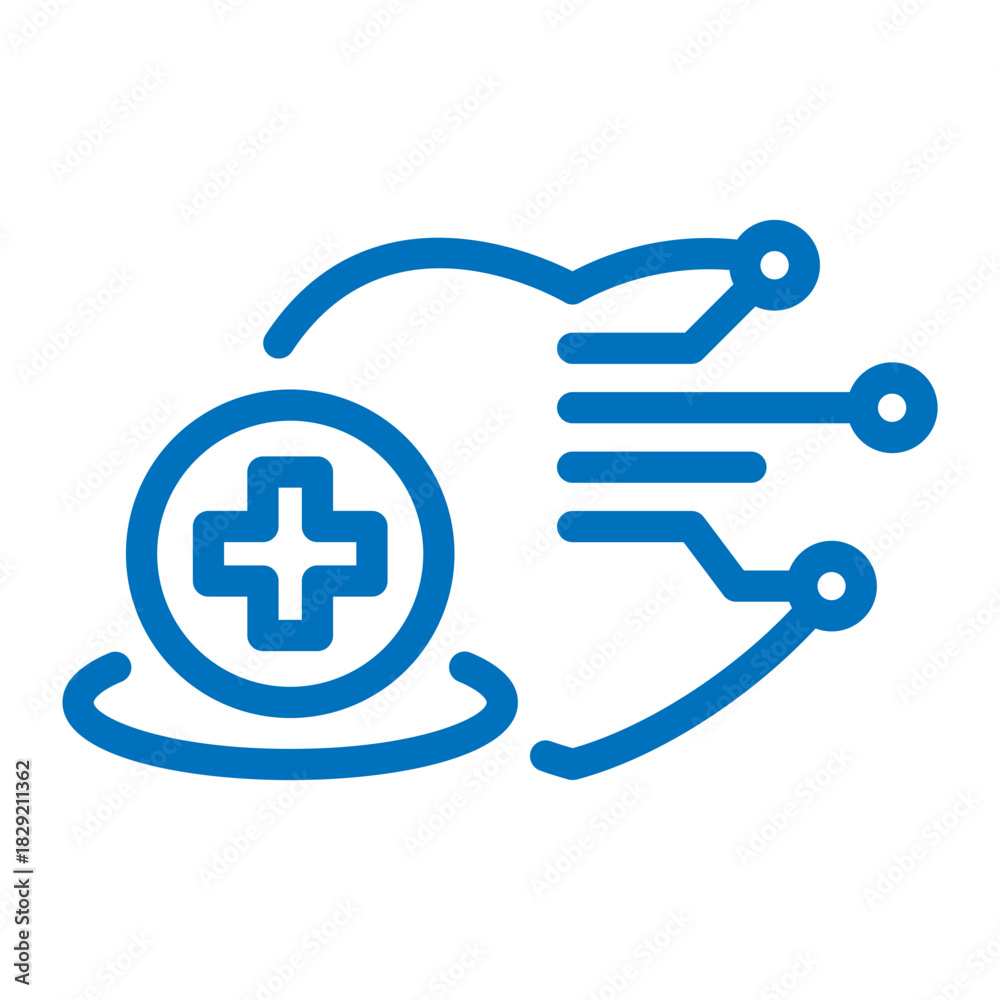 Fototapeta premium health monitoring icon