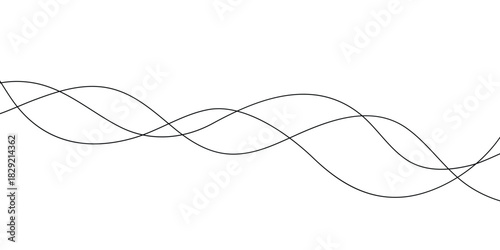 simple three wavy line design for banner poster background.