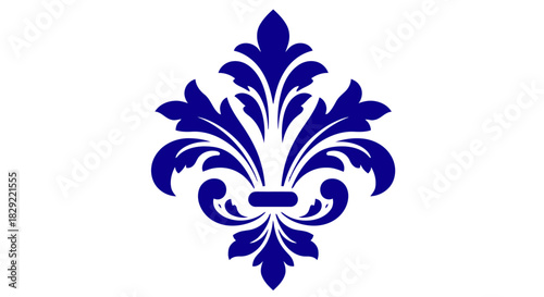 fleur de lis ornate design a classic stylized lily motif used for elegant decorative elements and royal symbols reflecting heritage and tradition