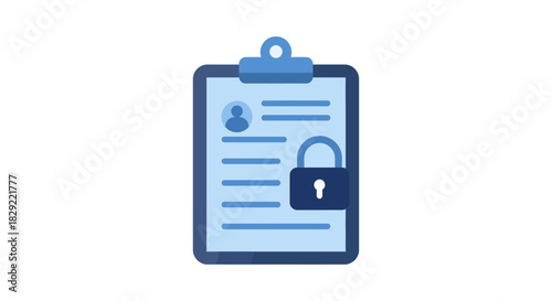secure personal data on digital clipboard privacy safety protection and compliance with data protection regulations and cybersecurity standards