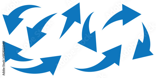 Set long black curve arrow icon vector . blackcurve arrow icon set. long arrow icon set. Set of curved arrows isolated on white background. Curved arrows