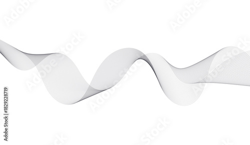 Abstract line art creating a flowing wave pattern.  Abstract. Digital frequency track equalizer. Stylized line art background. lines created using blend tool. 