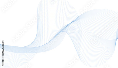 Abstract wave element for design. Digital frequency track equalizer. Stylized line art background