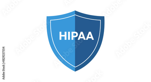 HIPAA compliance protected health data shield for data security ensuring patient privacy regulations are met in the healthcare and medical industry setting.