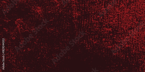 Grunge halftone gradient background. Faded grit noise texture. black and red sand wallpaper. Retro pixelated backdrop. Anime or manga style comic overlay. Vector graphic design textured template