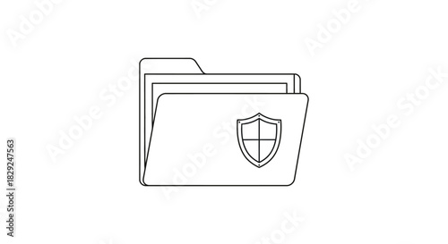 protected folder safeguarding sensitive data through secure file management ensuring privacy in cloud storage and network security vital for data protection.