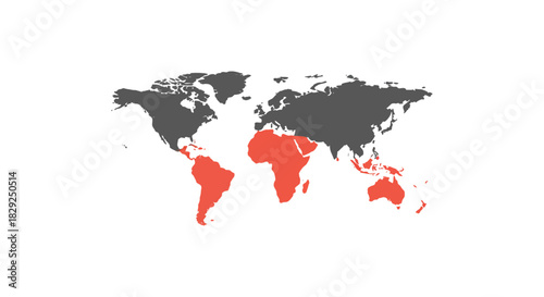 tropics map showing warm climate regions ideal for climate research illustrating heatwave patterns and vulnerability in tropical countries.