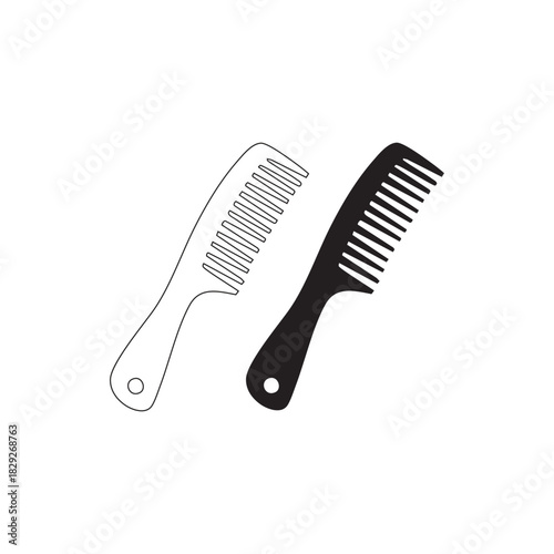 Comb icon vector illustration