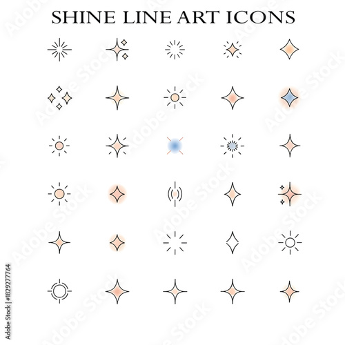 Bright Shine Effect with Radiant Light Glow