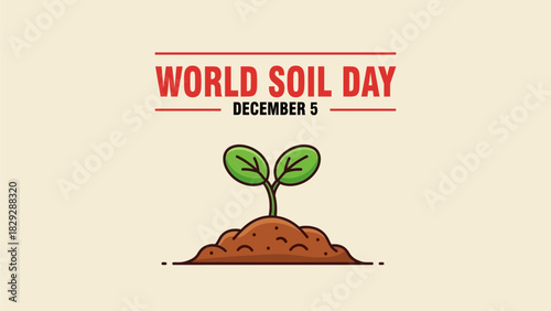 World Soil Day Vector Illustration for December 5th