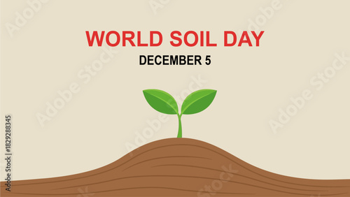 World Soil Day Vector Illustration for Environmental Awareness on December 5th