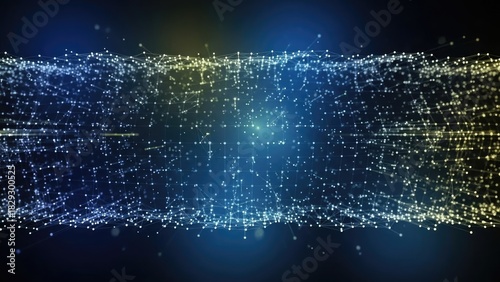 abstract technology particles mesh background. abstract particles dots background banner