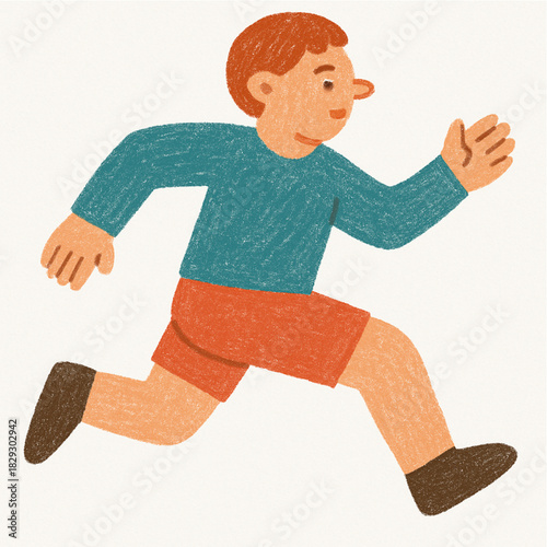Man Running/Jogging