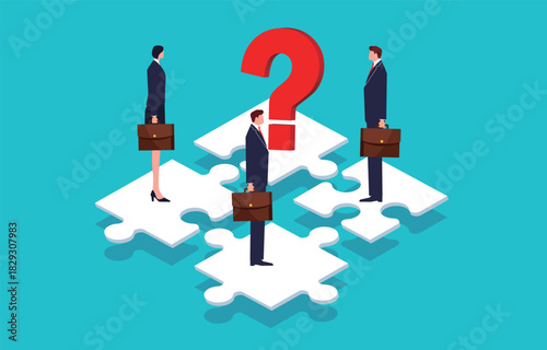 Lack of staff, staff recruitment, search for the missing part of the puzzle, the question mark on the puzzle and the merchant