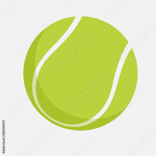 Tennis. Rackets with ball on court background. Vector illustration