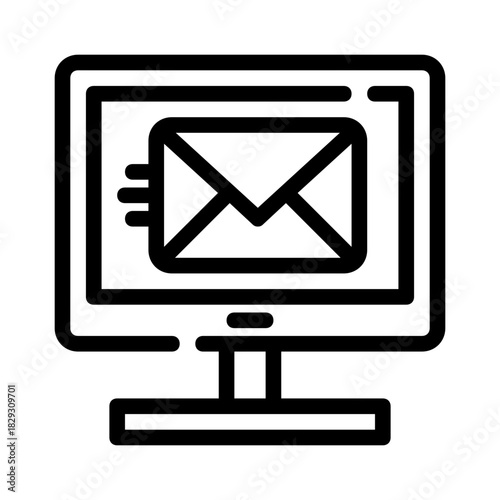 Suitable for technology blogs, email marketing materials, website banners, or social media posts. Perfect for digital communications and notifications visuals.
