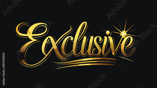 Exclusive Luxury 3D Gold Text Effect