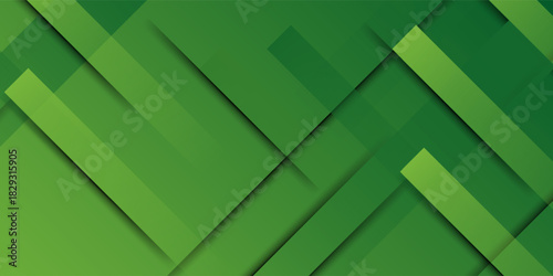 Premium abstract background with overlapping layers and green background. Vector background. suit for bussines, banners