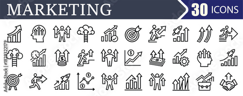 Collection of thirty healthcare related icons