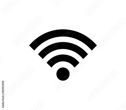Stay connected with a sleek WiFi symbol, perfect for tech websites and modern interfaces
