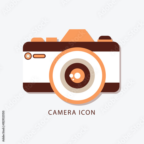 Photo camera vector icon