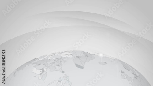 abstract gray globe planet earth Global network,abstract digital globe depicting global connectivity and data network 