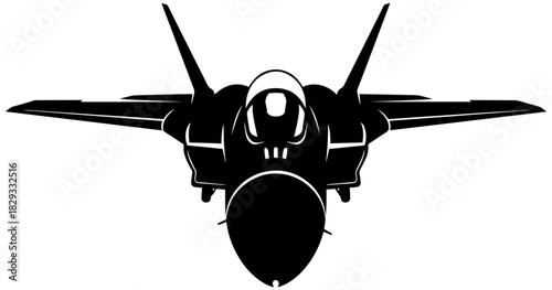 Sleek fighter jet soars, a symbol of power and modern aviation technology prowess
