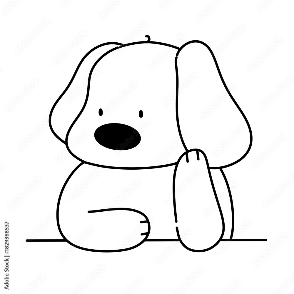 Obraz premium dog is boring 