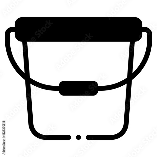 Yellow Bucket with Handle