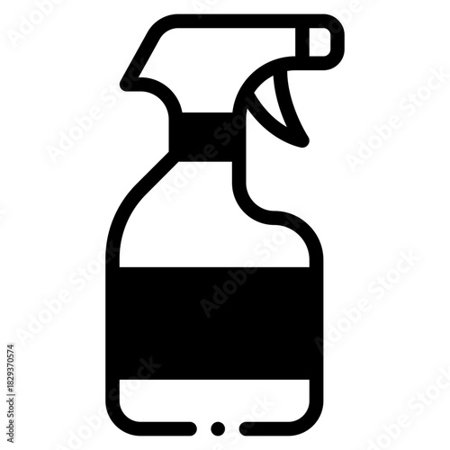 Cleaning Spray Bottle Icon
